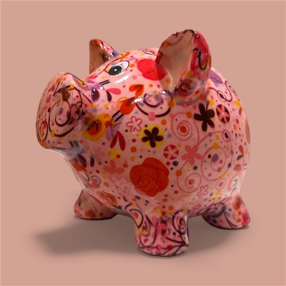 Escultura Pomme Pidou Salvadanaio in Cerámica 148-00647-6 - 148-00647-6